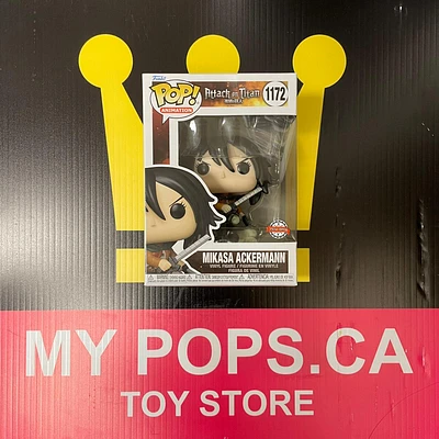 Funko Pop! Anime: Attack On Titan - Mikasa Ackermann (Posed) #1172 [Special Edition]