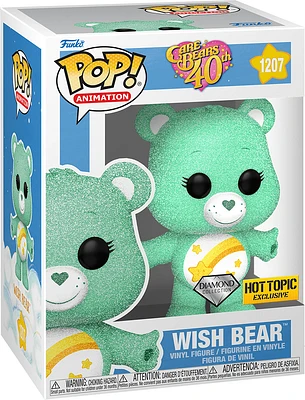 FUNKO POP! ANIMATION: CARE BEARS [40TH ANNIVERSARY] - WISH BEAR [DIAMOND COLLECTION] **HOT TOPIC EXCLUSIVE** #1207