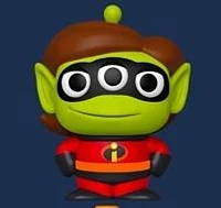 Funko Pop! Pixar Remix: Alien as Elastigirl *IN STOCK*