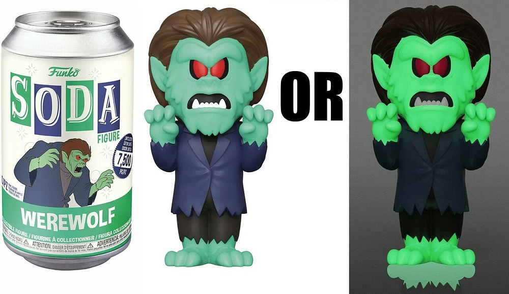 Funko Vinyl Soda Can SCOOBY DOO WEREWOLF with chance of chase LIMITED