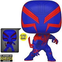 Funko Pop! MARVEL SPIDER-VERSE SPIDER-MAN 2099 #1267 *GLOW* [EE EXCLUSIVE]