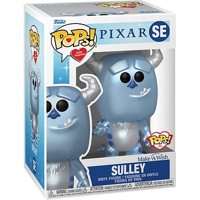 Funko Pop! DISNEY SULLEY MONSTER INC METALLIC (MAKE-A-WISH) SE