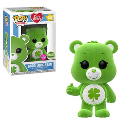Funko Pop! Animation: Care Bears - Good Luck Bear *Flocked* *Spring Convention*