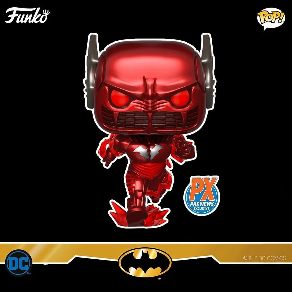 Funko Pop! DC: Batman 80 Years Anniversary - Red Death Batman (Metallic) #283 [PX Previews Exclusive]
