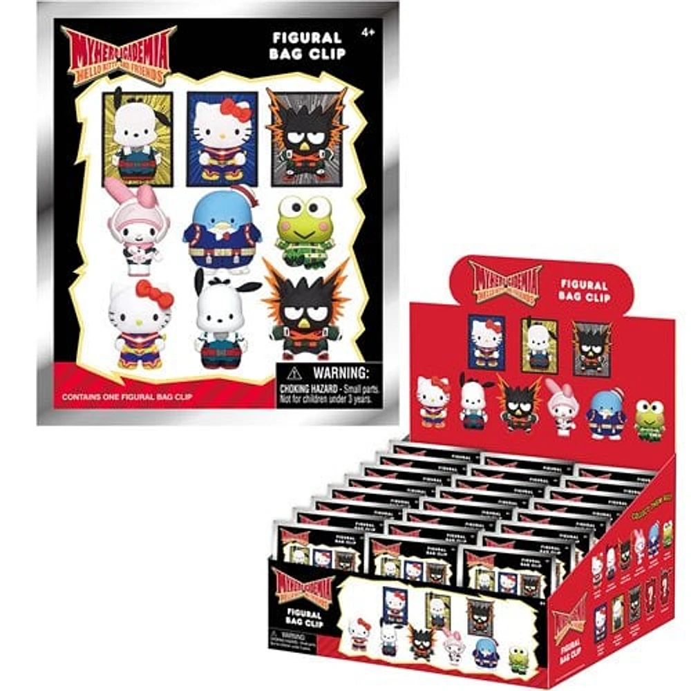 Sanrio Hello Kitty x My Hero Academia 3D Foam Bag Clip