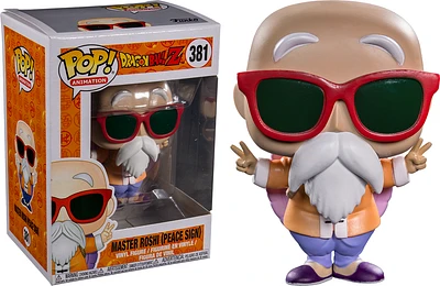 FUNKO POP! ANIMATION: DRAGON BALL Z [DBZ] - MASTER ROSHI [PEACE SIGN] #381