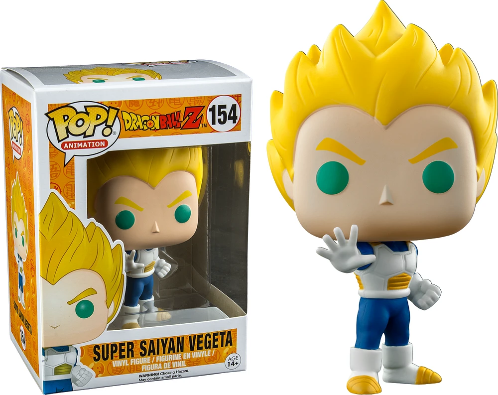 Funko Pop! Animation - Dragon Ball Z Super Saiyan Vegeta #154