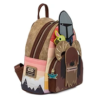 LOUNGEFLY EXCLUSIVE STAR WARS MANDALORIAN BANTHA RIDE COSPLAY Mini Backpack
