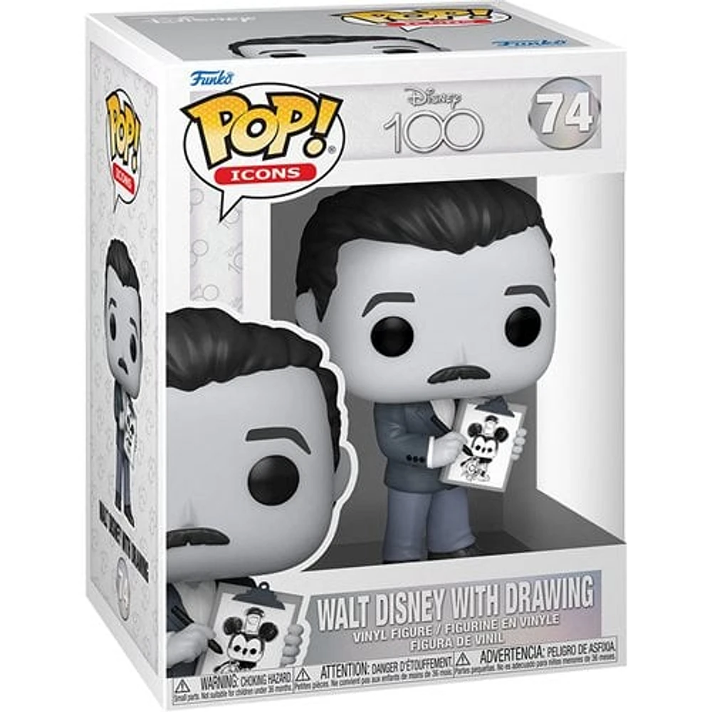 FUNKO POP! DISNEY 100th WALT DISNEY WITH DRAWING #74 *PREORDER*
