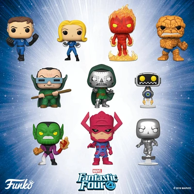 FULL SET of 10 Funko Pop! Marvel - Fantastic Four