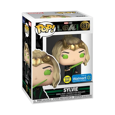 Funko Pop! Marvel LOKI Sylvie #897 *GLOW* WALMART EXCLUSIVE
