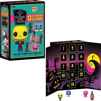 FUNKO POP! MINI - DISNEY The Nightmare Before Christmas Blacklight 13 Day Advent Calendar