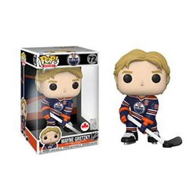 Funko Pop! LARGE 10-inch Sports NHL Oilers Wayne Gretzky 10" BLUE Uniform CANADA Exclusive  *PREORDER ETA Oct 2021*
