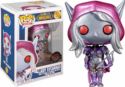 Funko Pop Games METALLIC SYLVANAS WORLD of WARCRAFT #30 SPECIAL EDITION