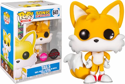 Funko Pop! Sonic the Hedgehog - TAILS FLOCKED *SPECIAL EDITION*