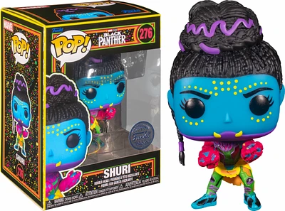 FUNKO POP! MARVEL BLACK PANTHER SHURI BLACKLIGHT [SPECIAL EDITION EXCLUSIVE] #276