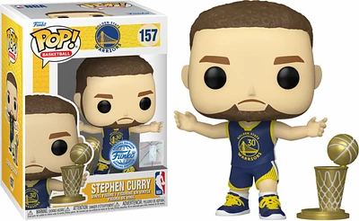 Funko Pop! NBA Golden State Warriors Stephen Curry with Trophy [SPECIAL EDITION Exclusive] #157