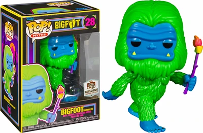 Funko Pop! MYTHS BLACK LIGHT BIG FOOT #28 [FUNKO HQ EXCLUSIVE]