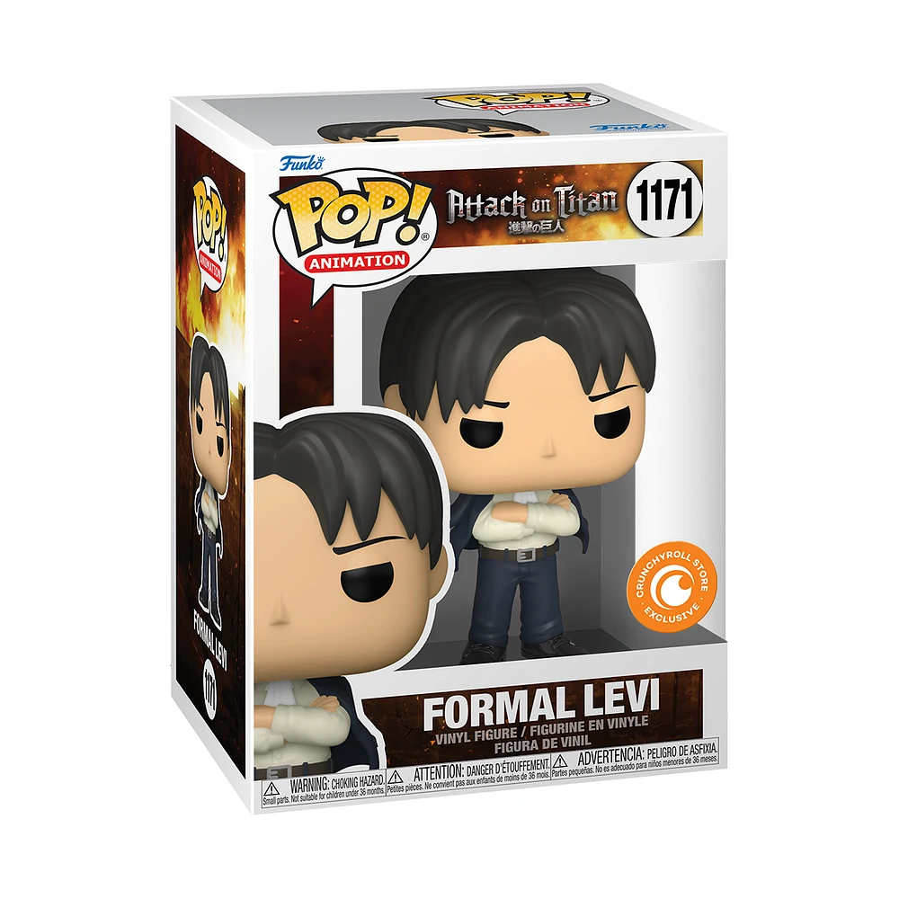 FUNKO POP! ATTACK ON TITAN FORMAL LEVI **CR or GS EXCLUSIVE** #1171