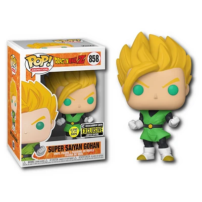FUNKO POP! ANIMATION: DRAGON BALL Z [DBZ] - SUPER SAIYAN [SS] GOHAN [GITD] **ENTERTAINMENT EARTH EXCLUSIVE** #858