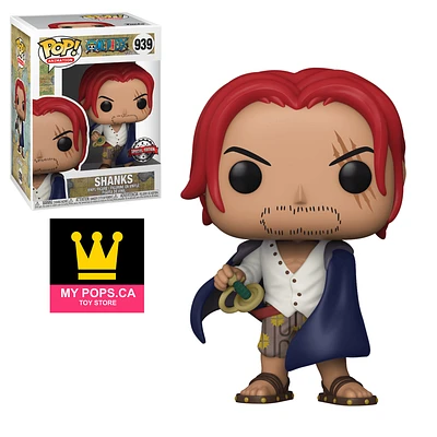 FUNKO POP! ANIMATION: ONE PIECE - SHANKS **SPECIAL EDITION MY POPS EXCLUSIVE** #939