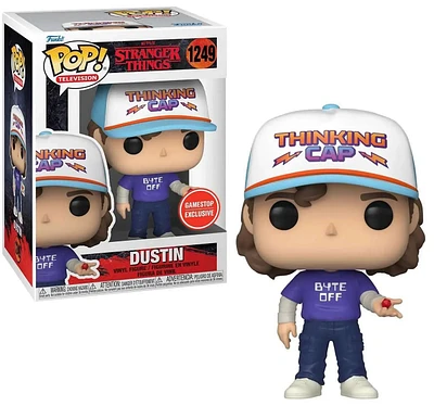 FUNKO POP! TELEVISION STRANGER THINGS DUSTIN #1249 [GAMESTOP EXCLUSIVE]