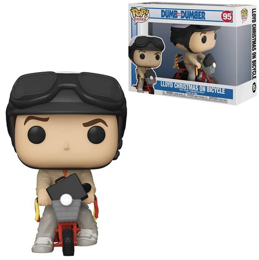 Funko Pop! Movies: Dumb & Dumber Lloyd Christmas on Bicycle #95