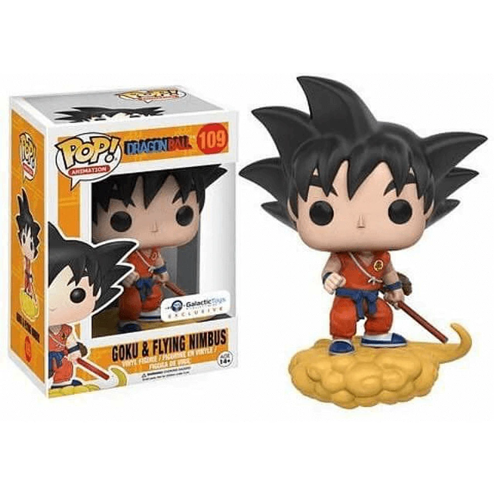 FUNKO GOKU & FLYING NIMBUS (ORANGE SUIT) POP! VINYL *GALACTIC EXCLUSIVE*