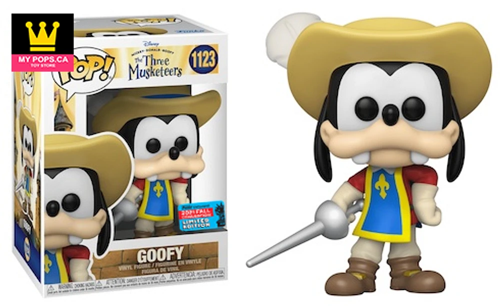 2021 NYCC Fall Convention THE THREE MUSKETEERS GOOFY #1123