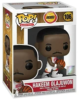 FUNKO POP! BASKETBALL [NBA LEGENDS]: HOUSTON ROCKETS - HAKEEM OLAJUWON [WHITE HOME JERSEY] #106