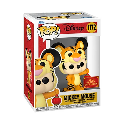 Funko Pop! Asia Pacific Exclusive Disney Mickey Mouse Year of the Tiger - Chinese Zodiac 2022  #1172