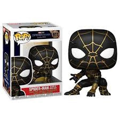 Funko Pop! Marvel: No Way Home Spider-Man #911 Black and Gold Suit