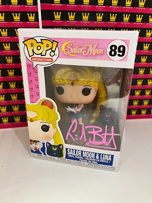 FUNKO POP! SAILOR-MOON #89 -  **voice actor Linda Ballantyne AUTOGRAPHED**