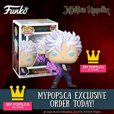 Funko Pop! Anime JUJUTSU KAISEN SATORU GOJO [HOLLOW PURPLE] #1137 [EXCLUSIVE]