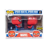 Funko Pop! Marvel: Spider-Man Vs. Spider-Man (Pointing Meme) 2pk [Entertainment Earth Exclusive]