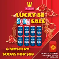 LUCKY 88 - 8 FUNKO SODA VINYL Mystery Box LIMITED to 100 only!