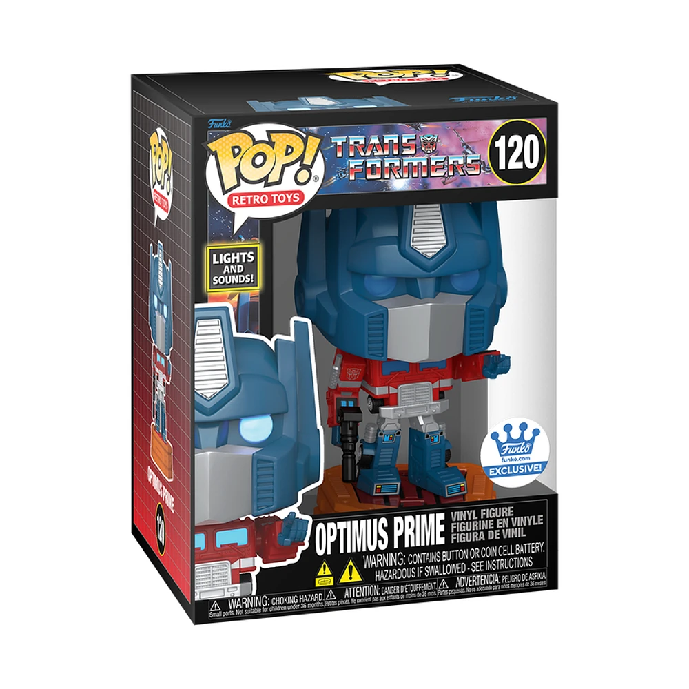 Funko Pop! Transformers - Optimus Prime (Lights And Sounds) #120 [Funko Shop Exclusive]