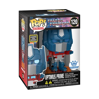 Funko Pop! Transformers - Optimus Prime (Lights And Sounds) #120 [Funko Shop Exclusive]