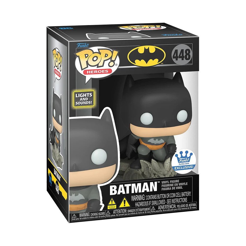FUNKO POP! BATMAN (LIGHTS AND SOUNDS) - DC COMICS [FUNKO SHOP EXCLUSIVE] #448