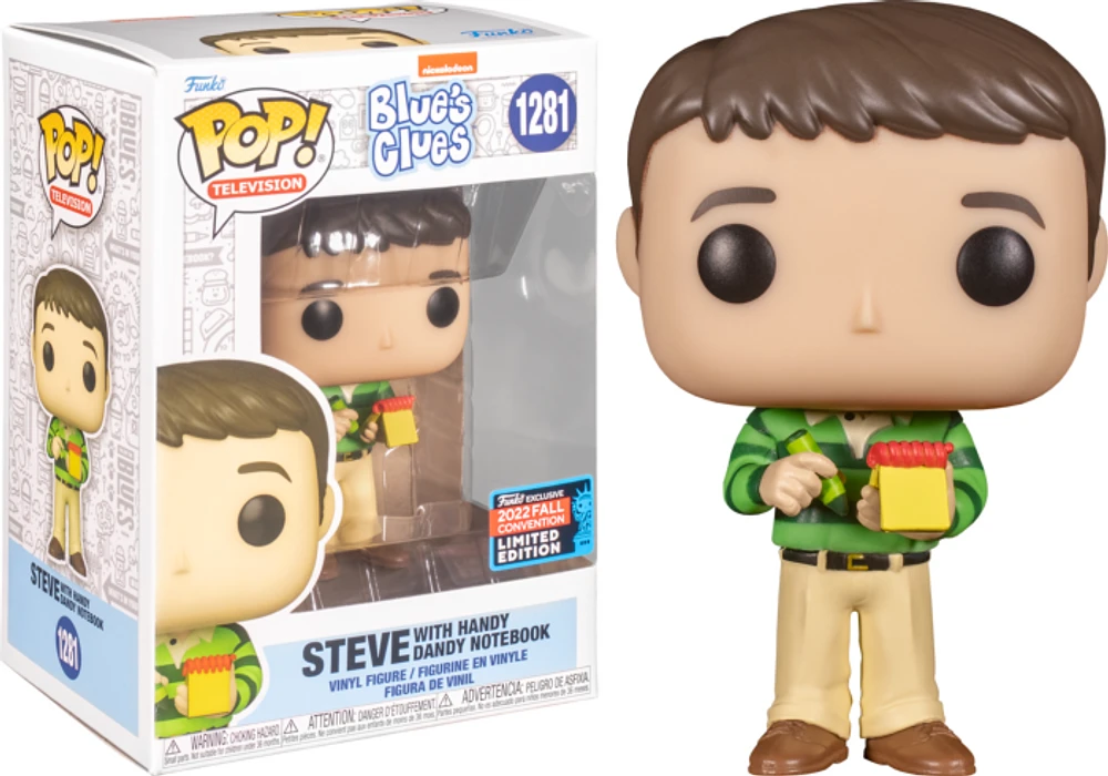 FUNKO POP! 2022 NYCC SHARED Blue's Clues - Steve with Notebook #1281