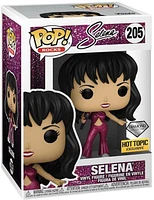 FUNKO POP! ROCKS [MUSIC] - SELENA [BURGUNDY OUTFIT - DIAMOND COLLECTION] **HOT TOPIC EXCLUSIVE** #205