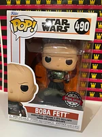 FUNKO POP! STAR WARS - MANDALORIAN BOBA FETT UNMASKED #490