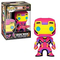 Funko Pop! Marvel: Iron Man *Black Light* Target Exclusive