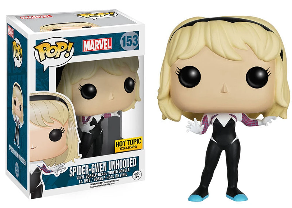 Funko Pop! Marvel : Spider-Gwen Unhooded Hot Topic Exclusive #153