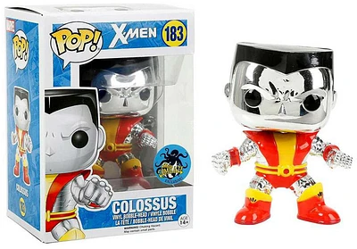 FUNKO POP! MARVEL: X-MEN - COLOSSUS [SILVER CHROME] **COMIKAZE EXCLUSIVE** #183