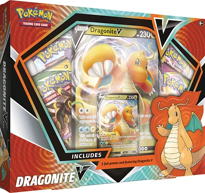 POKEMON TCG DRAGONITE V or HOOPA V BOX