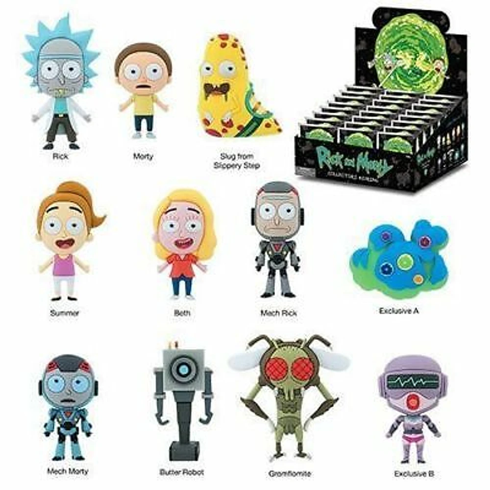 Rick and Morty Keyring