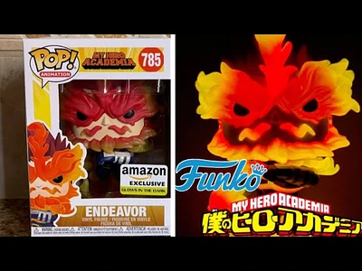 Funko Pop! Animation: My Hero Academia - Endeavor Glow the Dark *Amazon Exclusive #785