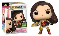 Funko Pop! WW84 Wonder Woman with Tiara Boomerang (Metallic) **2021 ECCC SPRING CON EXCL** #347