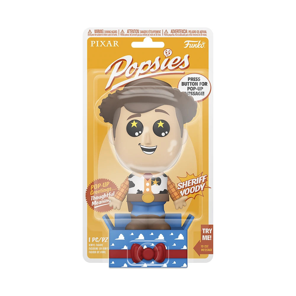 FUNKO POPSIES TOY STORY - WOODY - YOU'VE GOT A FRIEND IN ME!